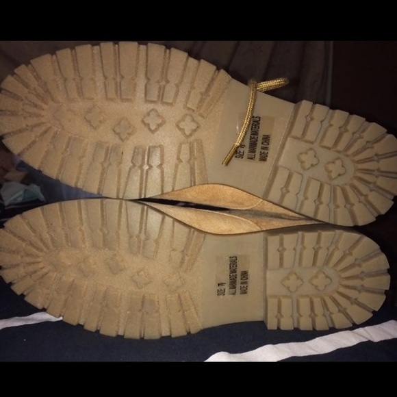 Qupid Faux Suede Camel Boots - Picture 4 of 4